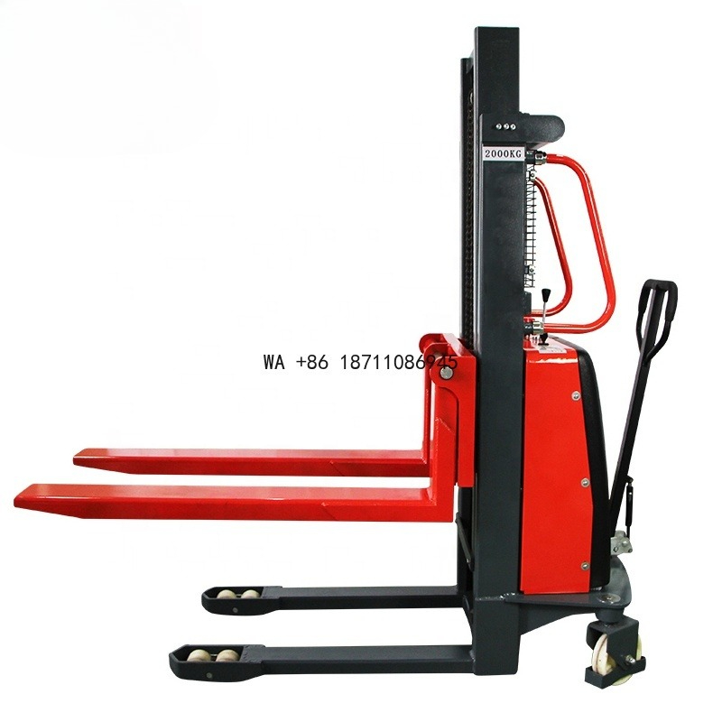 半自動手動ハンドフォークリフトハンドパレットジャッキ電動スタ - Car Jack のレビューと価格