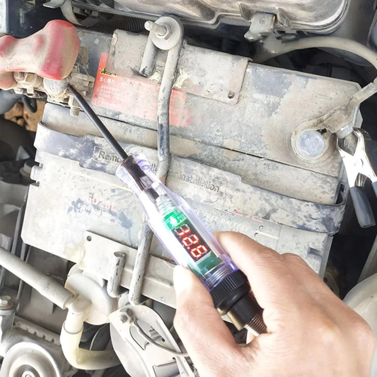 5V-120V 車用テスターペン 電圧回路テスト DCデジタ - Car Diagnostic Tool のレビューと価格