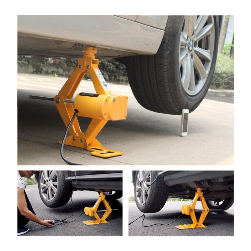 2T/3T 縦型電動ジャッキ ポータブル 車載用 ワイヤレス - Car Jack のレビューと価格