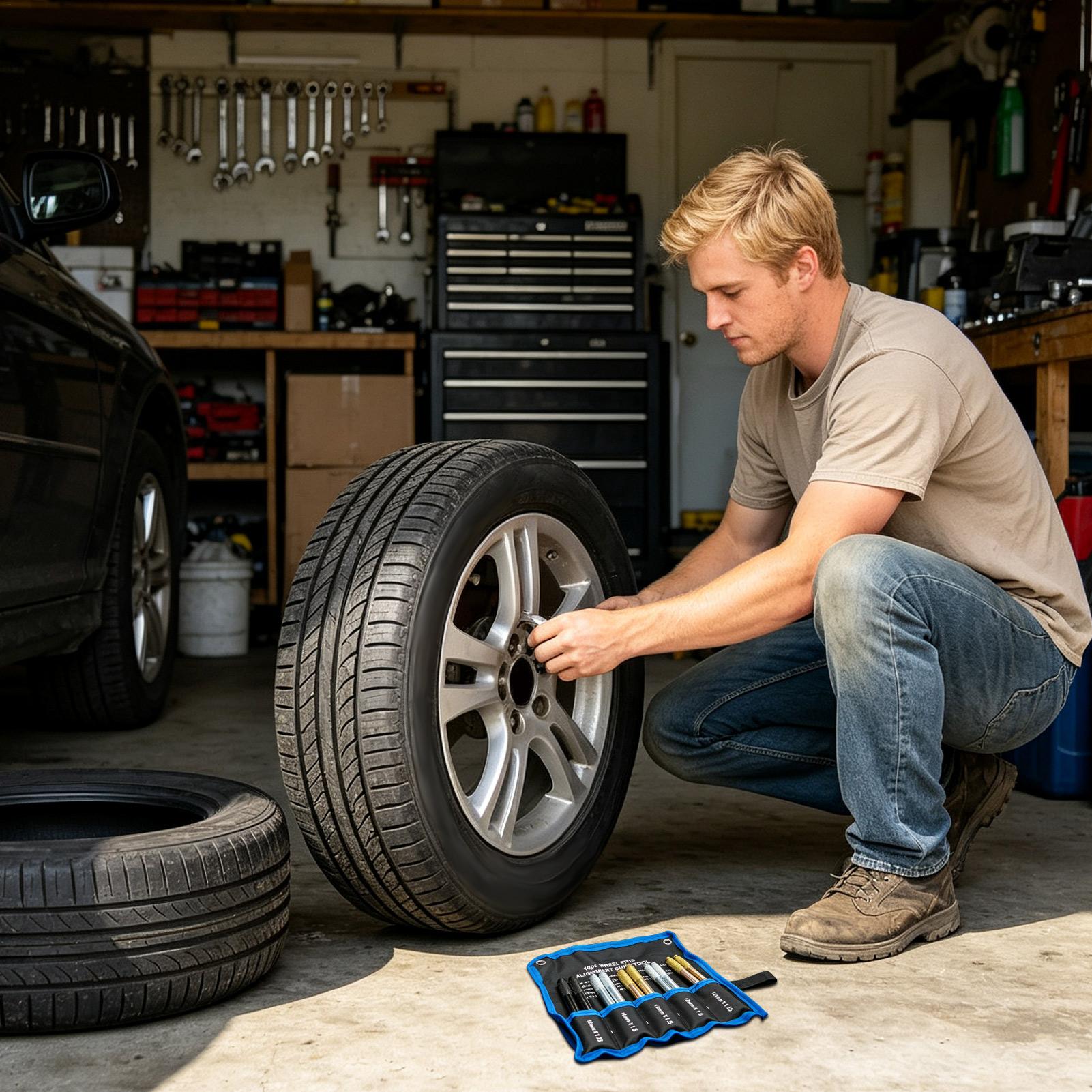 ホイールハンガー用アライメントピン 10個入り。汎用、高耐久 - Automotive Tools のレビューと価格