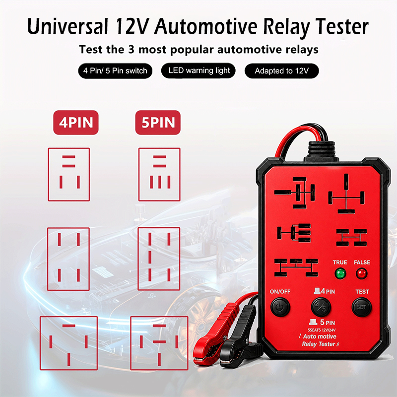 新登場のユニバーサル12V自動車用リレーテスター、LEDイン - Car Diagnostic Tool のレビューと価格